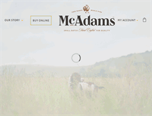 Tablet Screenshot of mcadamspetfoods.com